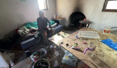 Tek göz odada yaşayan hasta vatandaşa yardım eli uzandı