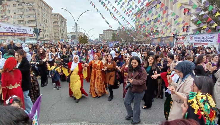 Diyarbakır’da 8 Mart Coşkusu: Kadınlar Meydanları Doldurdu