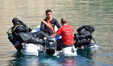 Dicle Barajı’nda arama kurtarma tatbikatı