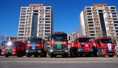 Diyarbakır’a 21 yeni itfaiye aracı alındı