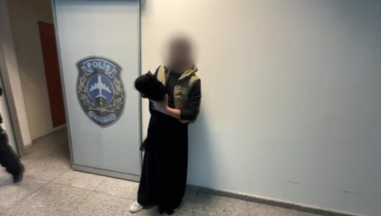 Kadın kılığına giren firari hükümlü  Havalimanı’nda yakalandı