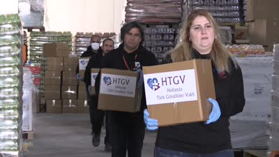 Avrupa’daki gurbetçilerden Hatay’daki depremzedelere iftar desteği