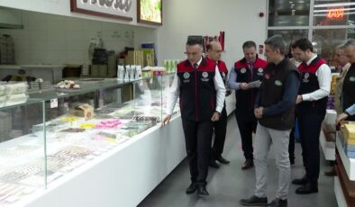 Bayram öncesi tatlı ve unlu mamullere yönelik denetimler artırıldı