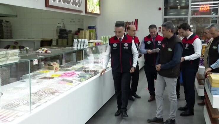Bayram öncesi tatlı ve unlu mamullere yönelik denetimler artırıldı
