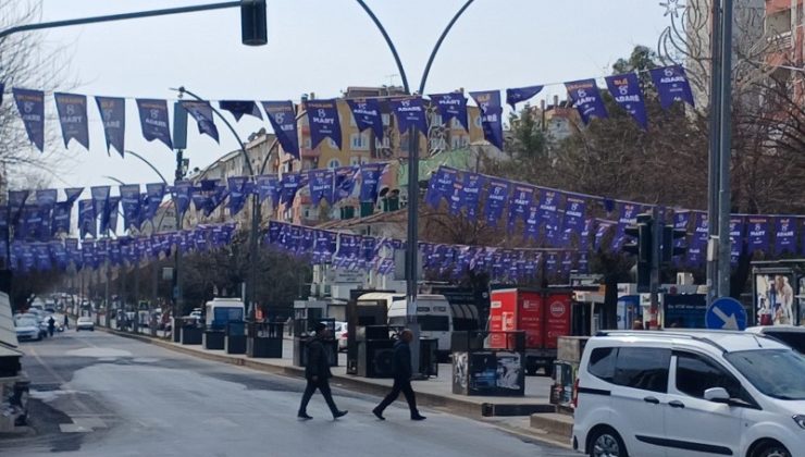 Diyarbakır Büyükşehir Belediyesi’nden ‘Yaşasın 8 Mart’ Bayrakları
