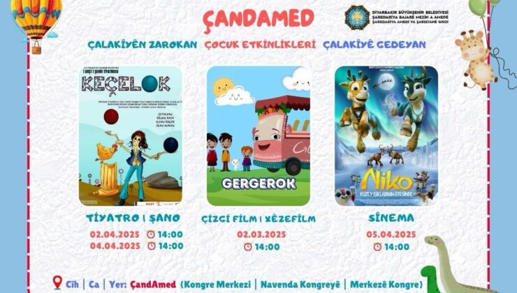 Diyarbakır’da bayramda çocuklara özel 4 gün sürecek etkinlikler