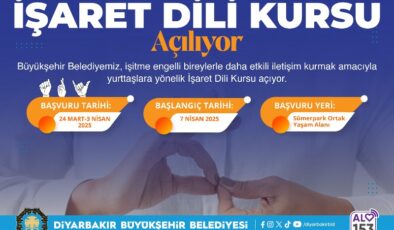 Diyarbakır’da işaret dili kursu açılıyor