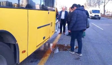 Diyarbakır’da toplu taşıma otobüsü yolda kaldı