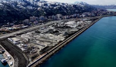 Rize Şehir Hastanesinde altyapı çalışmaları sürüyor