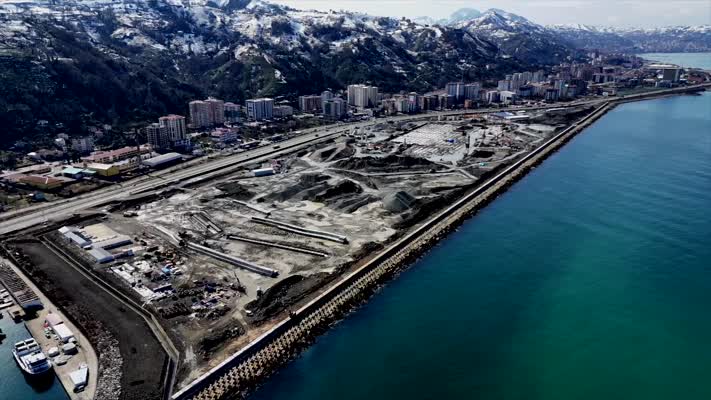 Rize Şehir Hastanesinde altyapı çalışmaları sürüyor