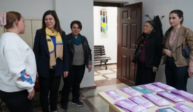 Eş Başkan Bucak sosyal destek ekibiyle buluştu