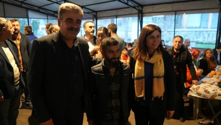 Eş Başkan Bucak’tan Kadir Gecesi’nde iftar çadırına ziyaret