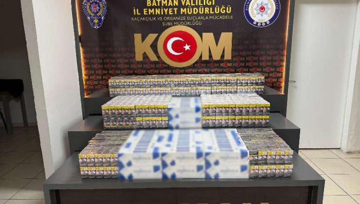 Gümrük kaçağı 5 bin 380 paket sigara ele geçirildi