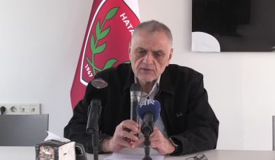 Hatayspor Kulübü Başkanı Hikmet Çinçin, takımın durumunu değerlendirdi