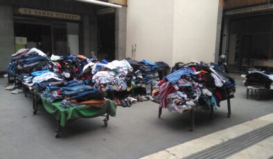 Diyarbakır’da Bayram öncesi ikinci el kıyafet pazarında hareketlilik