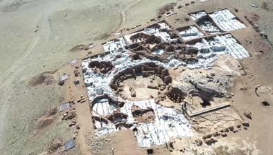 Karahantepe Ören Yeri’ne koruma çatısı yapımına başlandı
