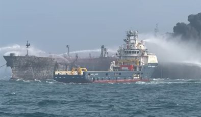 Kuzey Denizi’nde petrol tankeri ve kargo gemisi çarpışmasında bir denizci kayıp