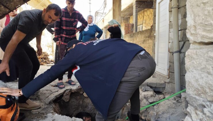 Mardin’de su kuyusuna düşen kişi yaralandı