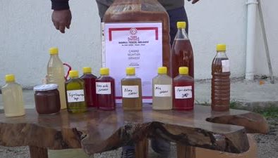 Muhtar ürettiği 5 çeşit sirkeye marka tescil belgesi almayı başardı