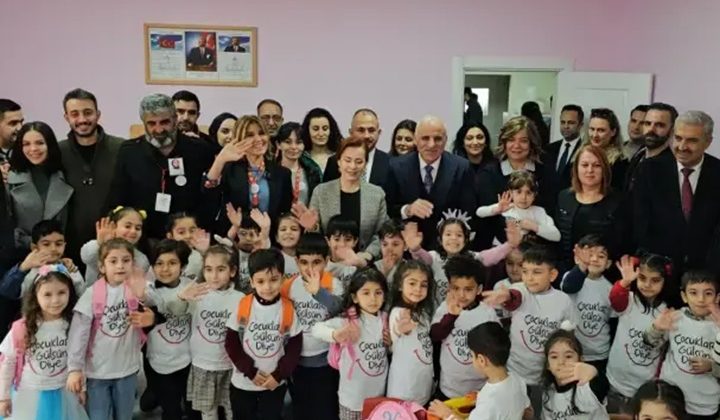Çocuklar Gülsün Diye Derneğince yaptırılan Narin Anaokulu açıldı