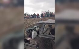 Yüksekova’da şarampole devrilen otomobilde 1 kişi öldü, 3 yaralı