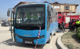 Özel halk otobüsünün çarptığı yaya öldü