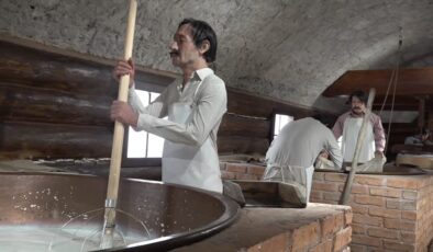 Türkiye’nin ilk peynir müzesinde geçmişten izler dikkat çekiyor