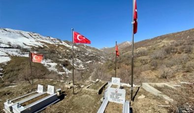 Siirt Valiliği şehit mezarlarını titizlikle yeniledi