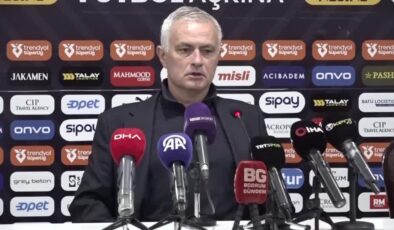 Bodrum FK – Fenerbahçe maçı sonrası Mourinho’dan flaş açıklamalar