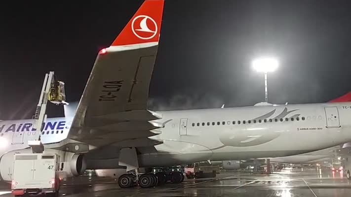 TGS Yer Hizmetleri, 2 binden fazla uçağı kış şartlarında sefere hazırladı