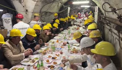 Türk Kızılay, Zonguldak’ta madencilerle iftar programı düzenledi