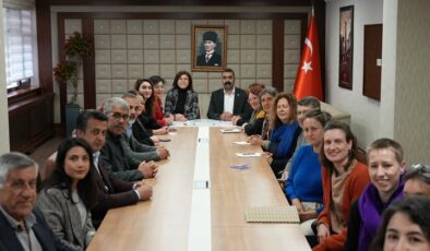 Uluslararası Hekimler Birliğinden Eş Başkanlara ziyaret