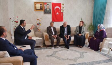Vali Murat Zorluoğlu, şehit ailelerini yalnız bırakmadı