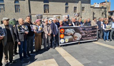 Ulu Cami Önünde Halepçe Protestosu Gerçekleştirildi