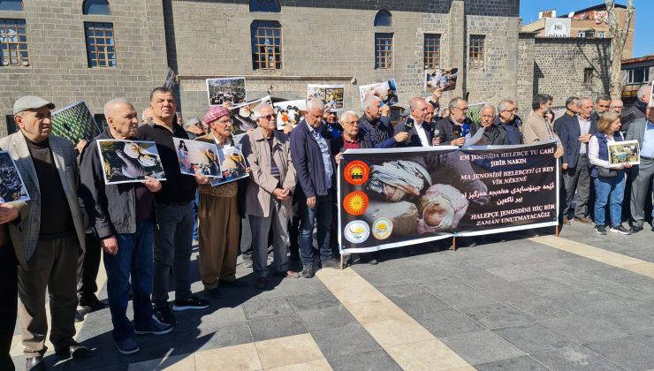 Ulu Cami Önünde Halepçe Protestosu Gerçekleştirildi