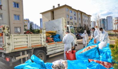 Diyarbakır’da çöp ev boşaltıldı
