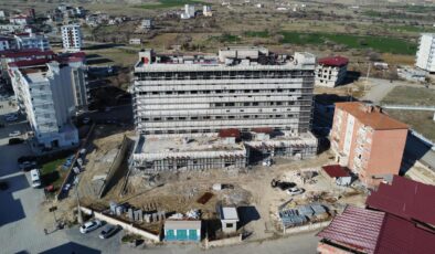 35 Yataklı Hani Devlet Hastanesi’nin İnşaatı Hızla Yükseliyor