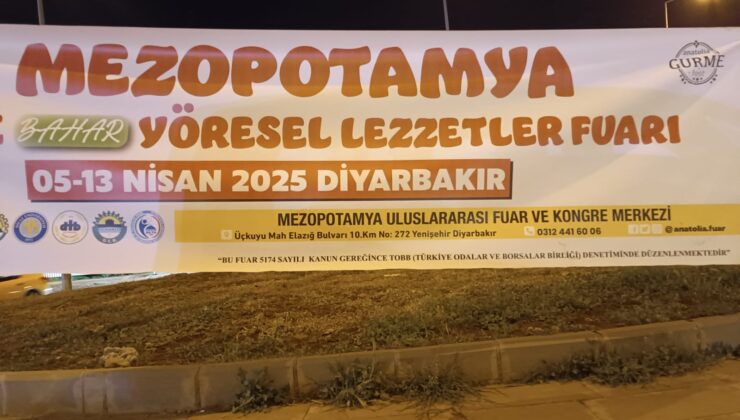 Mezopotamya Yöresel Lezzetler Fuarı 5 Nisan’da kapılarını açıyor