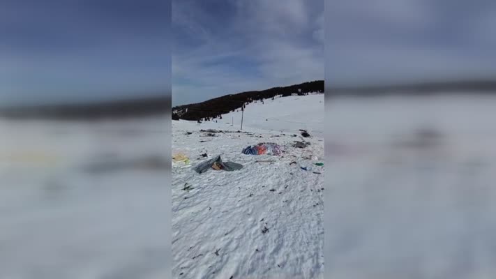 Yaylada çığ felaketi, Yapılar yıkıldı