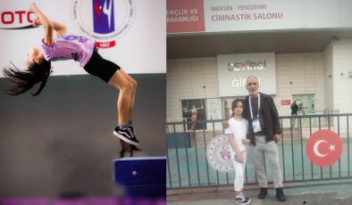 Diyarbakırlı Sporcu Zehra, Parkur Türkiye Şampiyonasında ikincilik elde etti