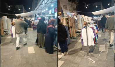 Diyarbakır’da Bayram Alışverişi Yoğunluğu: Sakarya Caddesi’nde Gece Yarısına Kadar Hareketlilik