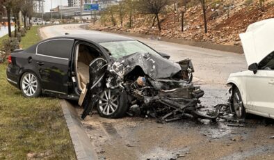 Gaziantep’te 4 aracın karıştığı kazada 12 kişi yaralandı