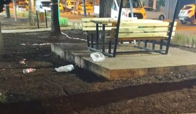 Parkları kirleten vatandaşlara diğer vatandaşlardan tepki