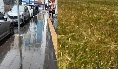Çiftçinin Beklediği Yağış Başladı