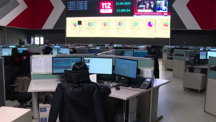 112’ye geçen yıl gelen çağrıların dörtte birinden fazlası asılsız çıktı