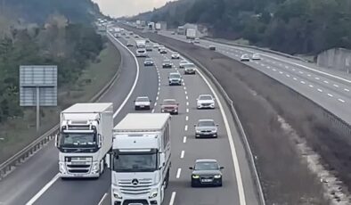 Anadolu Otoyolu’nda bayram dönüşü yoğunluğu: Trafik akıcı seyrediyor