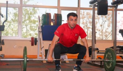 Avrupa şampiyonu milli halterci Harun Algül’ün hedefi olimpiyatlar: