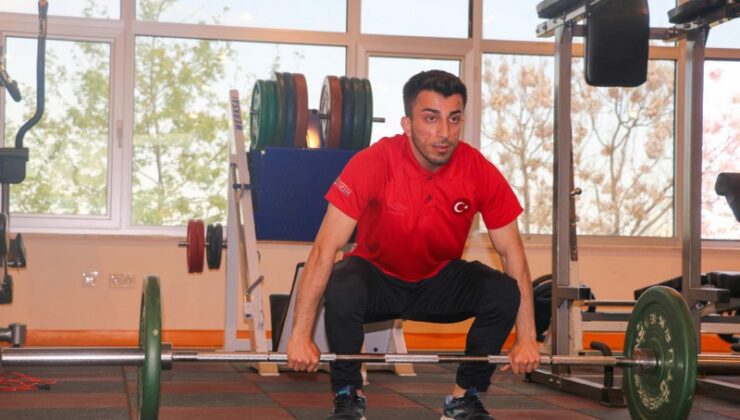 Avrupa şampiyonu milli halterci Harun Algül’ün hedefi olimpiyatlar: