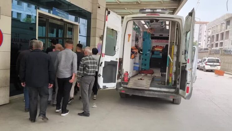 Ayağını çapa makinesine kaptıran kişi yaralandı
