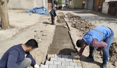Bismilde cadde, sokak ve kaldırımlarda bakım onarım çalışması başlatıldı